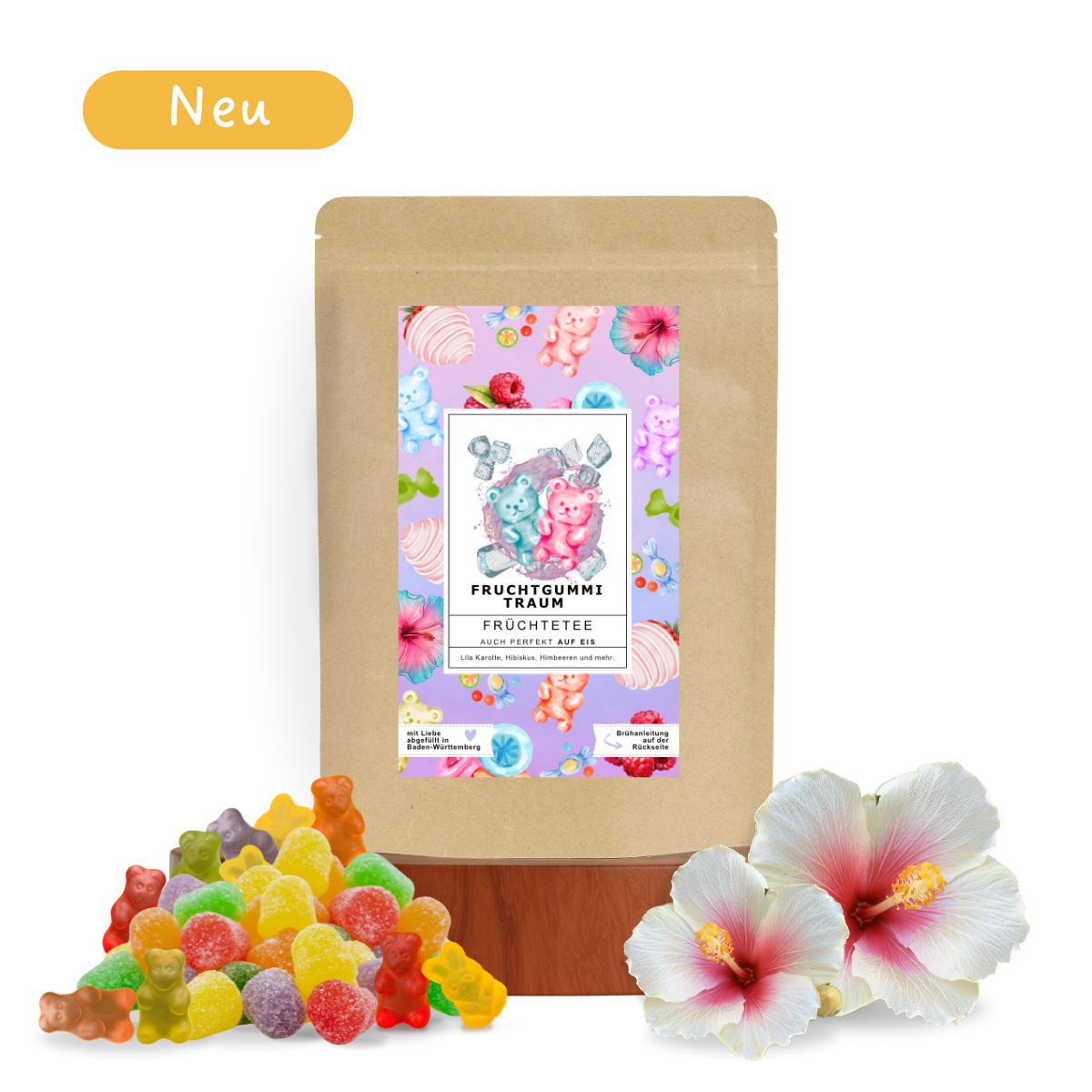 Früchtetee Fruchtgummi Traum