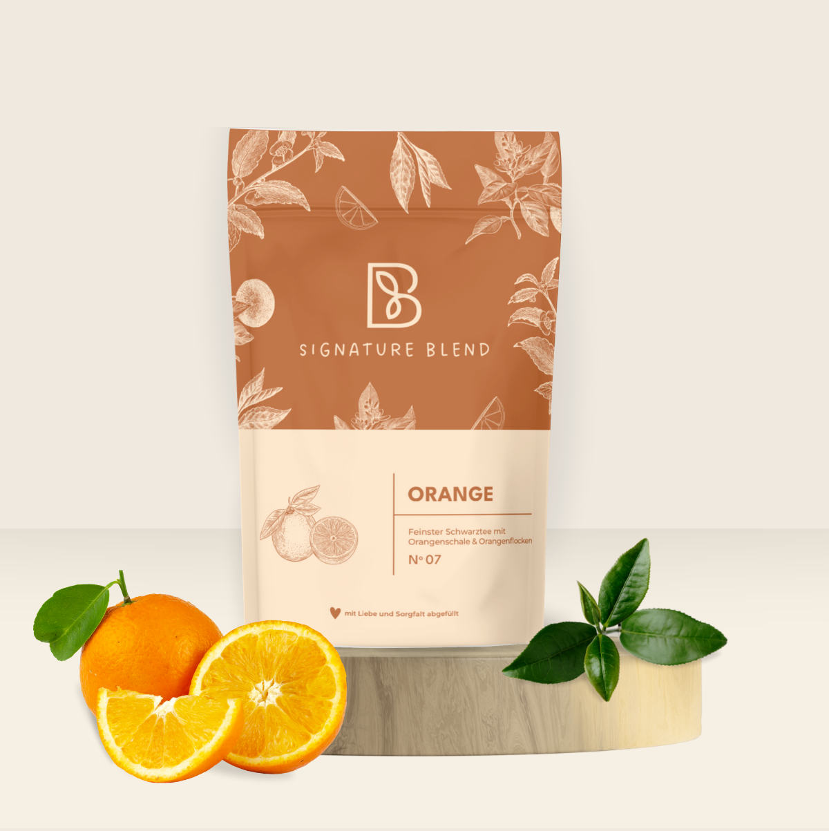 Schwarztee Süße Orange