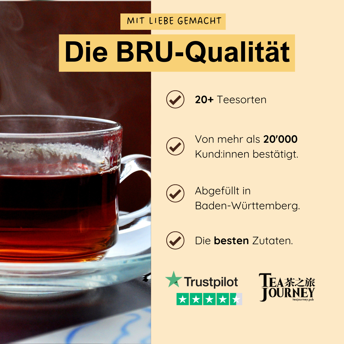 Schwarztee Süße Orange