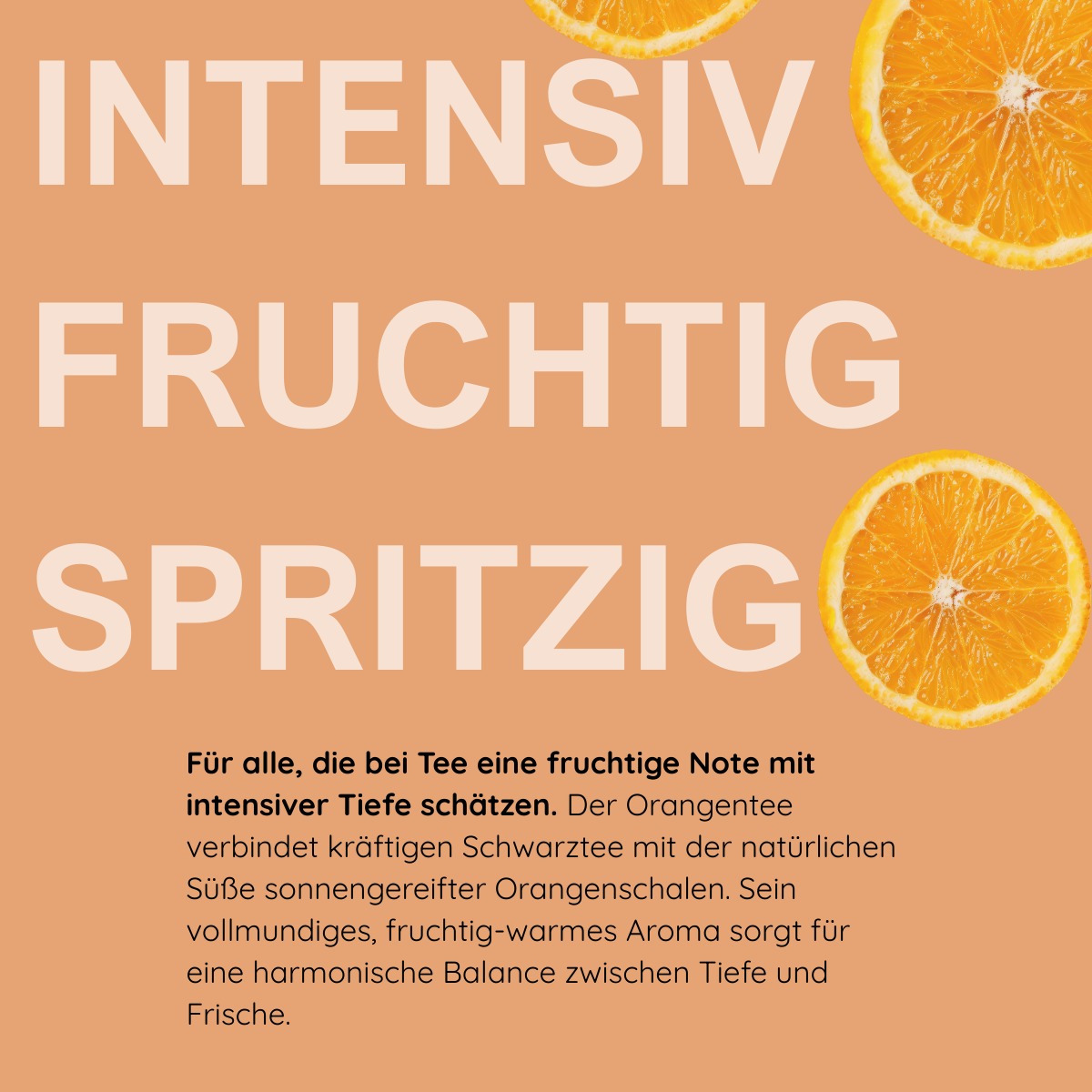 Schwarztee Süße Orange