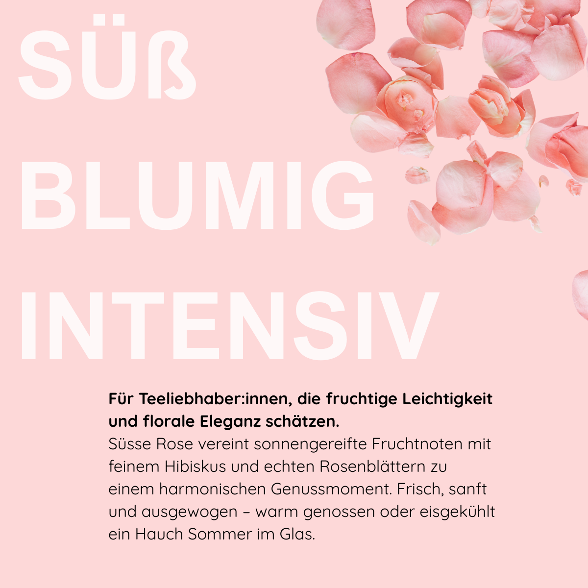 Früchtetee Süsse Rose