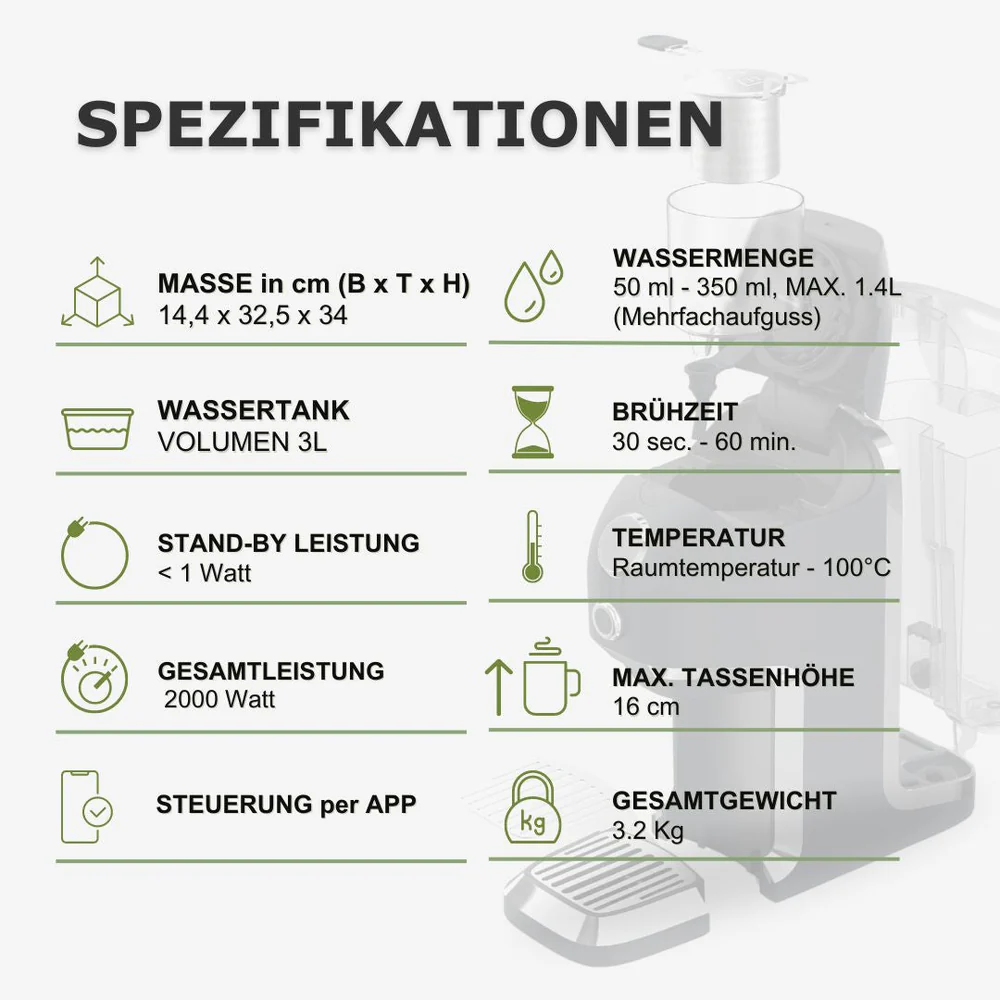 BRU Teemaschine + 50€ Gutschein