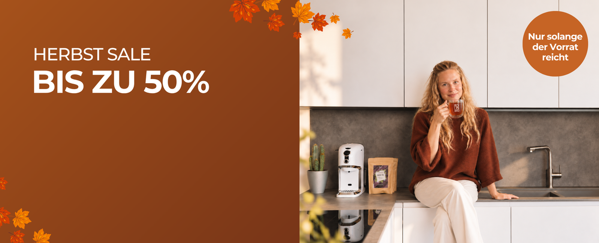 Herbst Sale: bis zu 50 %, nur solange der Vorrat reicht