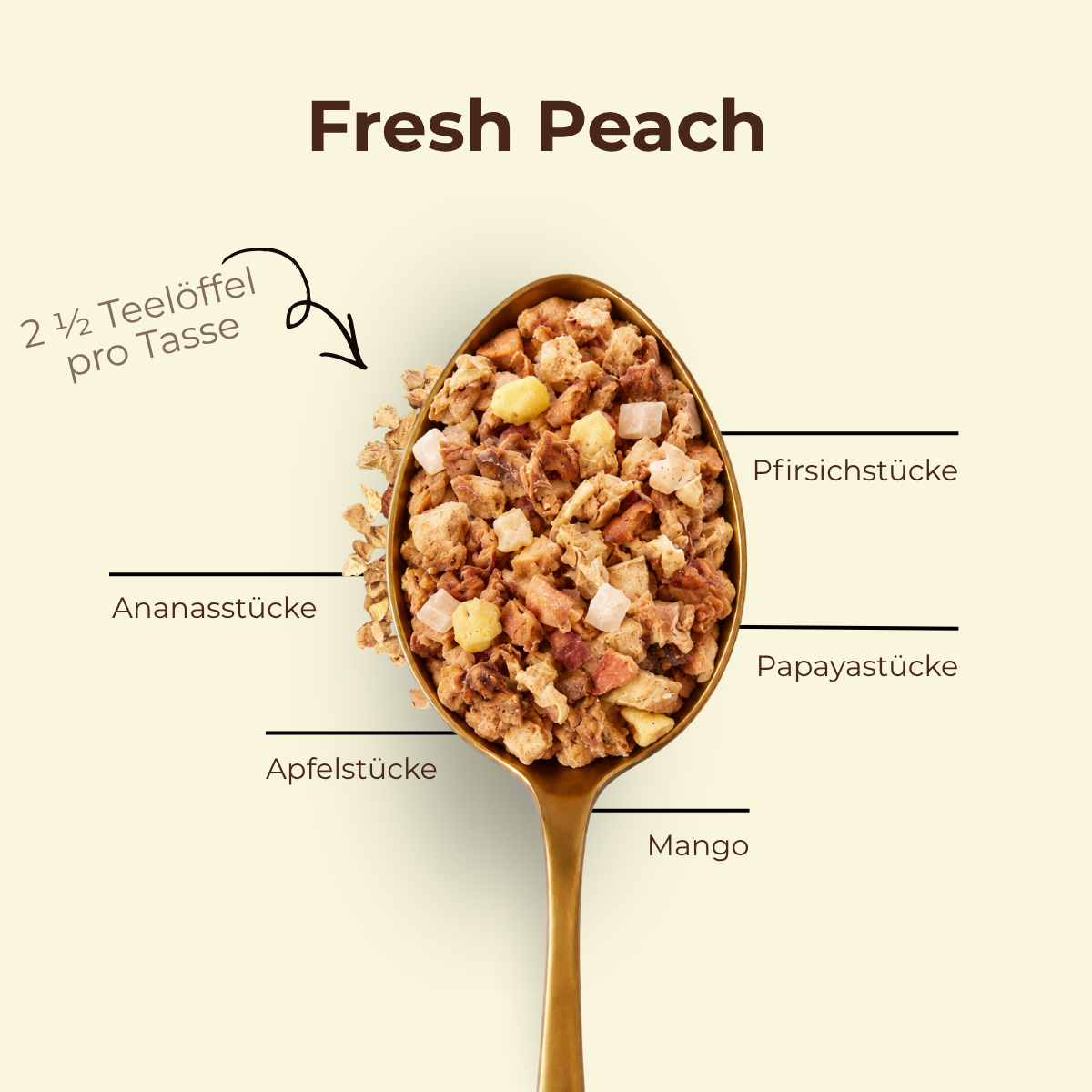 Früchtetee Fresh Peach - loser Tee