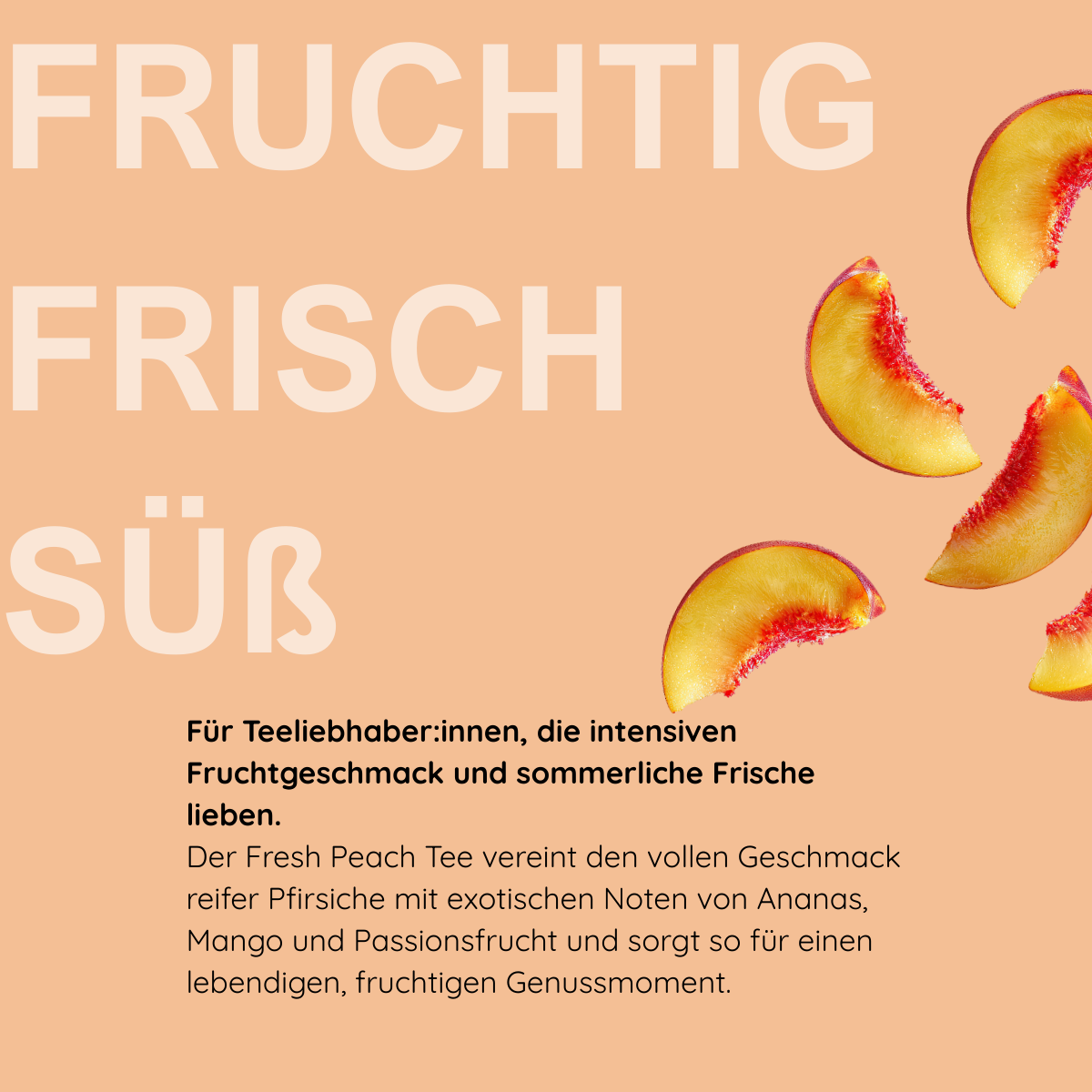 Früchtetee Fresh Peach