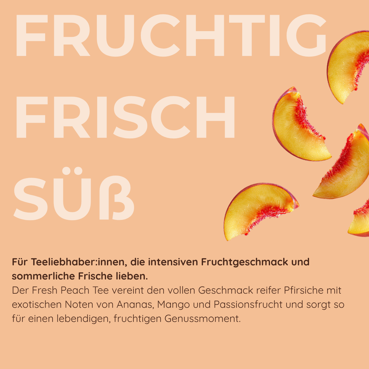 Früchtetee Fresh Peach