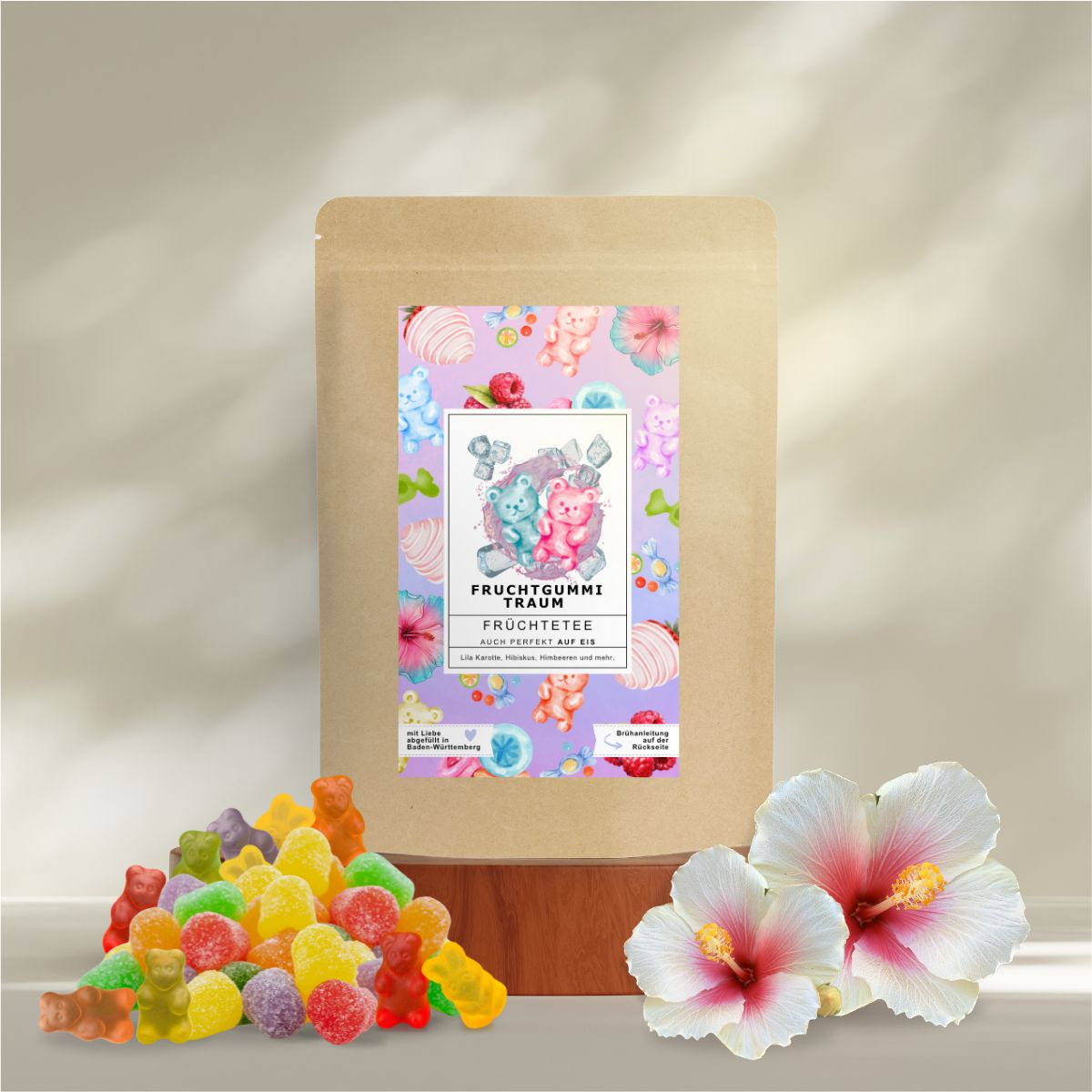 Früchtetee Fruchtgummi Traum
