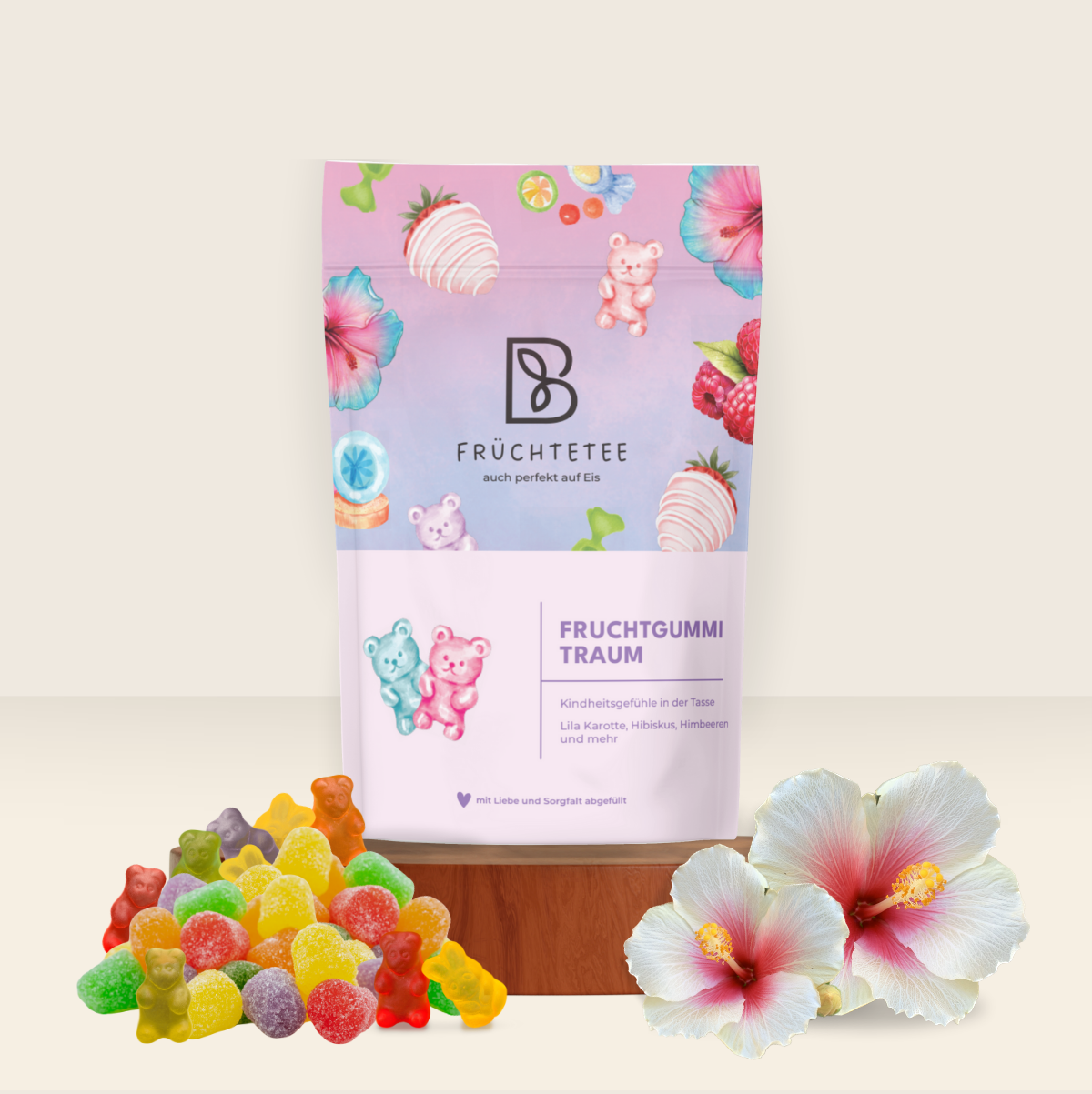 Früchtetee Fruchtgummi Traum