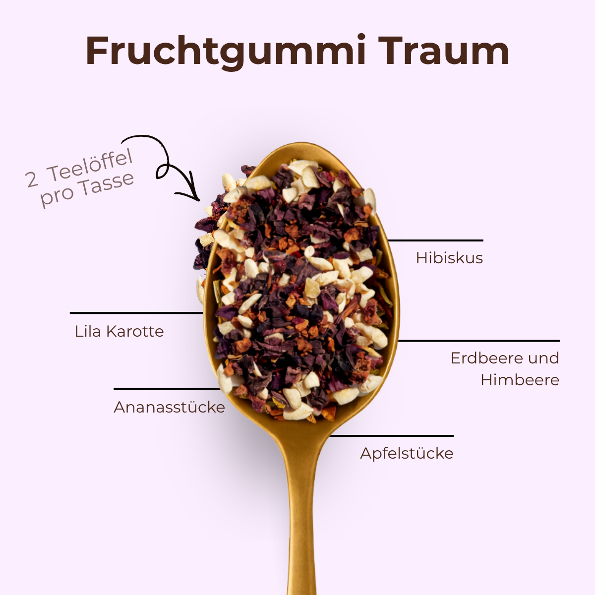 Früchtetee Fruchtgummi Traum - loser Tee