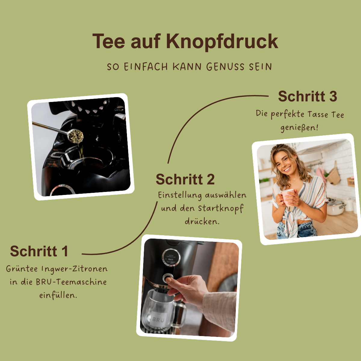 Grüntee Ingwer-Zitrone