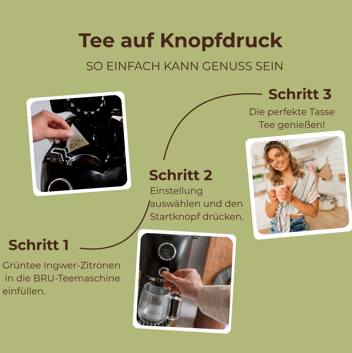 Grüntee Ingwer-Zitrone