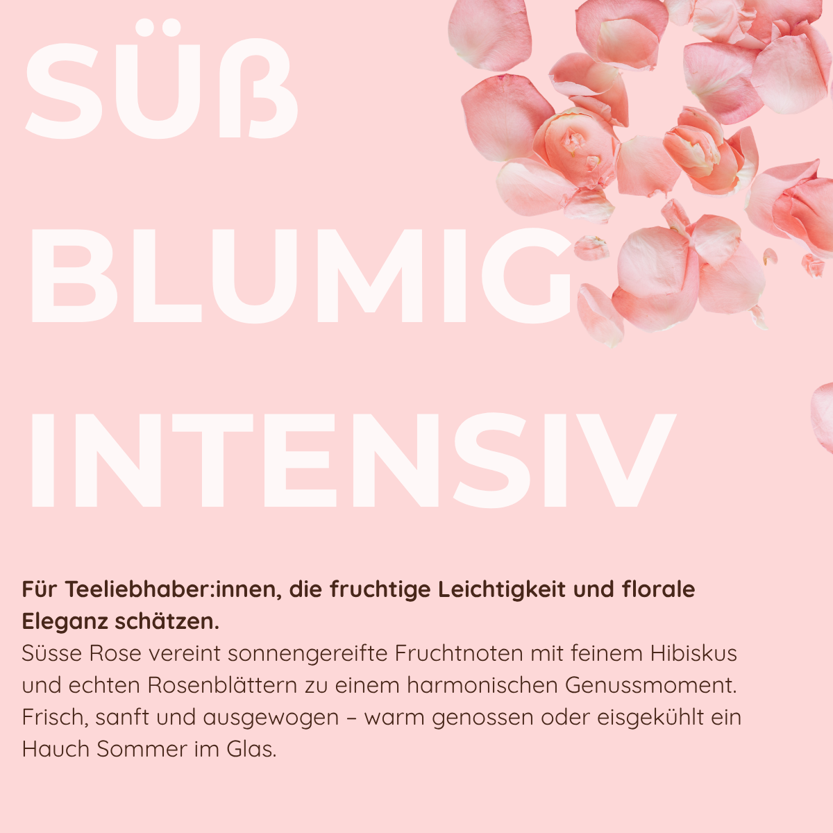 Früchtetee Süsse Rose